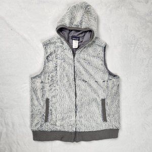 Patagonia Heathered Gray Hooded Vest